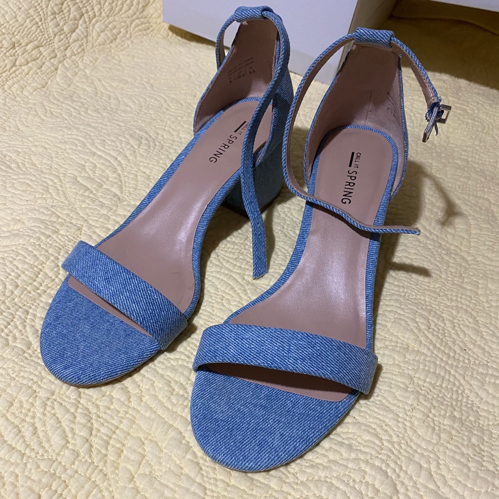 Denim Heels